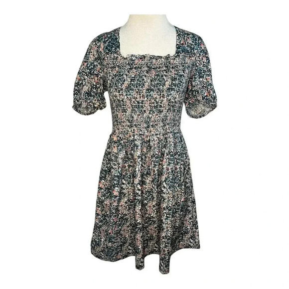 NEW Michael Stars‎ Petite Medium Jude Puff-Sleeve Mini Dress NWT - Picture 1 of 6